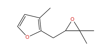 2-((3,3-Dimethyloxiran-2-yl)-methyl)-3-methylfuran